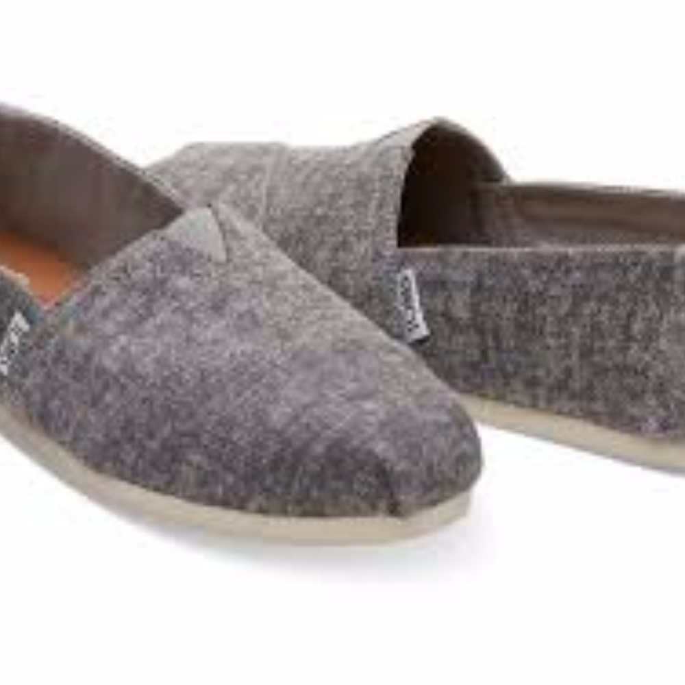 Brand New Toms - Steel Grey Washed Denim